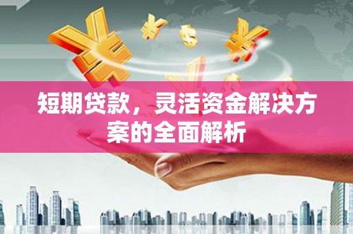 江门短期贷款，灵活资金解决方案的全面解析