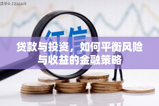 江门贷款与投资，如何平衡风险与收益的金融策略